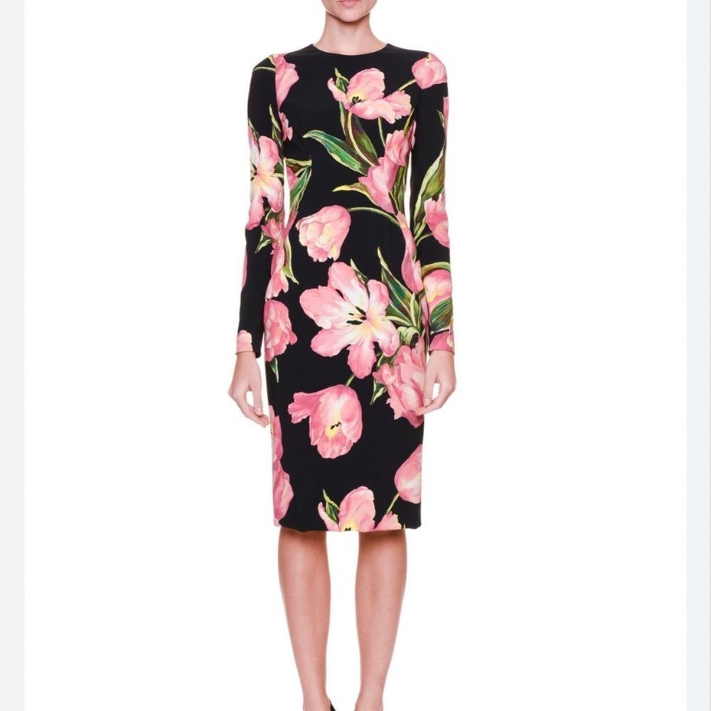 Nwot dolce & gabanna  tulip print dress